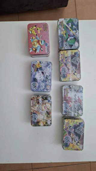 Scatola Metallica Pokémon Collezionabili
