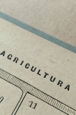 Pareja Grabados antiguo maquinaria agrícola 1900