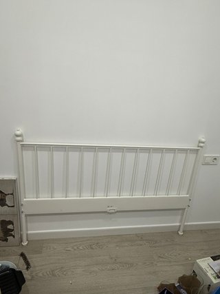 Cabecero Cama Metal Blanco 135cm