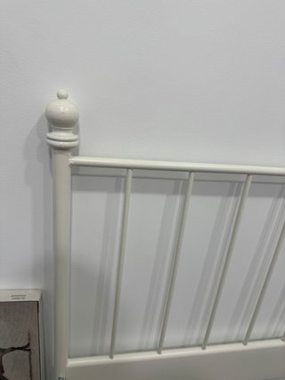Cabecero Cama Metal Blanco 135cm