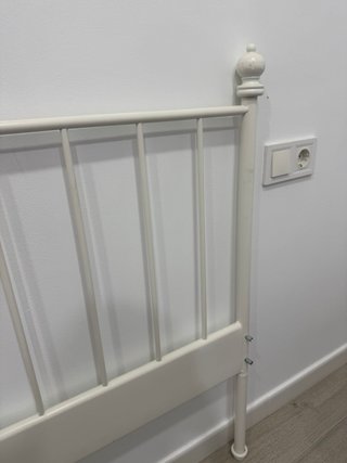 Cabecero Cama Metal Blanco 135cm