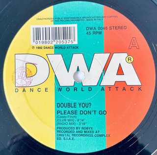 Double You? - Please Don't Go | Vinilo 1992
