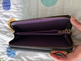 Cartera Desigual Monedero Negra Multicolor