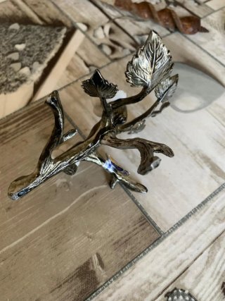 Alberello Vintage Metallo Porcellana Made in Italy