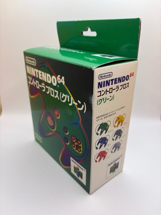Controller Nintendo 64 verde JAP completo con scatola