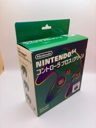 Controller Nintendo 64 verde JAP completo con scatola