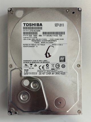 2 Discos Duros Toshiba 2TB SATA 3.5