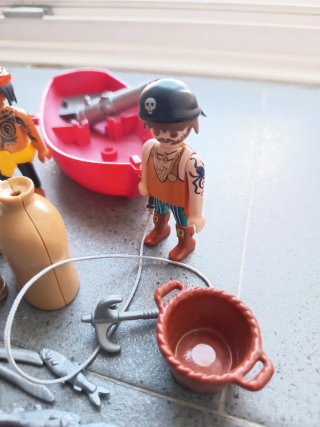 Pack Playmobil Pirata con Barco y Accesorios