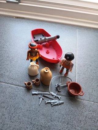 Pack Playmobil Pirata con Barco y Accesorios