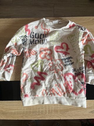 Sudadera niña 2-3 años graffiti
