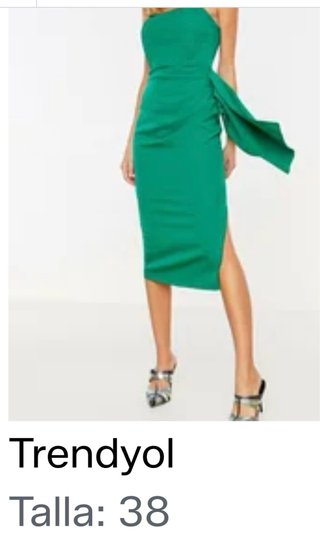 Vestido verde Trendyol talla 38
