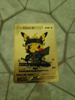 Cartas Pokémon V Metalicas Doradas