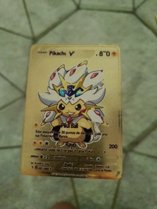 Cartas Pokémon V Metalicas Doradas