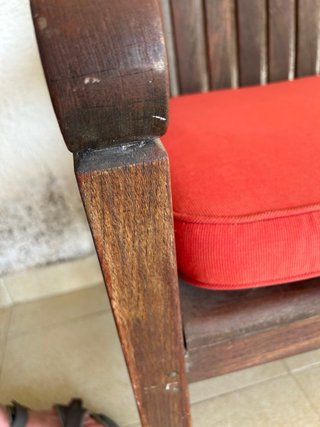 Banco de madera teka