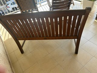 Banco de madera teka