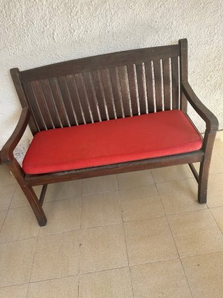 Banco de madera teka