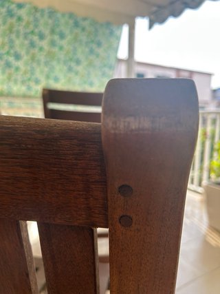 Banco de madera teka