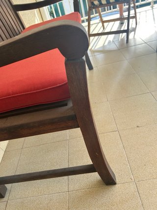Banco de madera teka