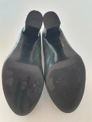 Tacones Guess Verdes Piel Serpiente