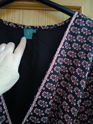 Vestido estampado floral talla 46