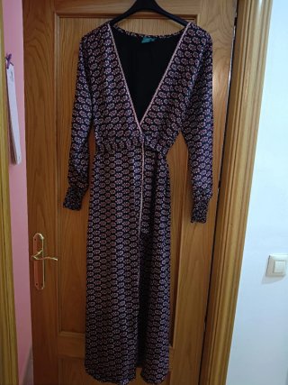 Vestido estampado floral talla 46