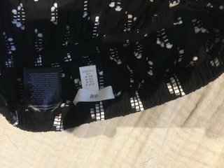 Falda larga algodón estampado geométrico