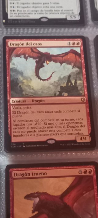 Dragón del caos - Magic The Gathering