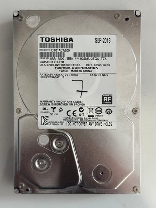 2 Discos Duros Toshiba 2TB SATA 3.5