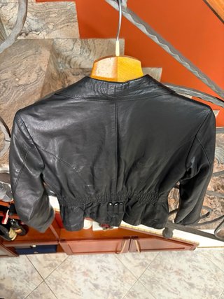 Giacca Biker donna in Vera Pelle Morbida Vintage