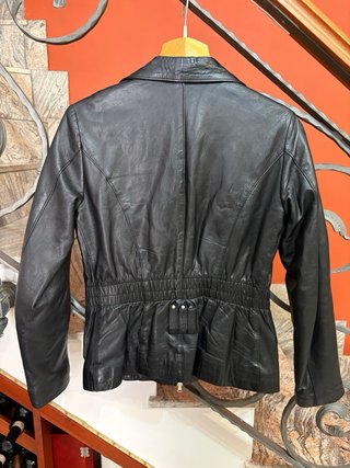 Giacca Biker donna in Vera Pelle Morbida Vintage