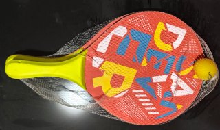 Palas de playa con pelota