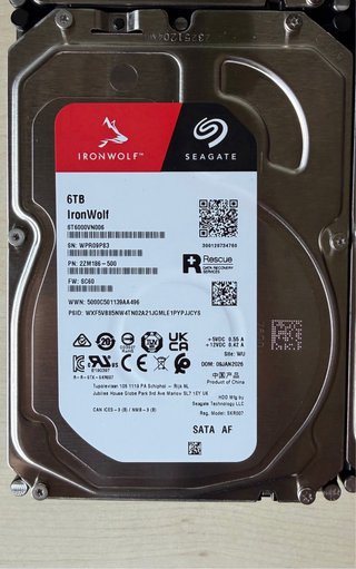 4 Discos Duros Seagate IronWolf 6TB