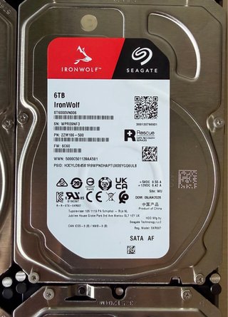4 Discos Duros Seagate IronWolf 6TB
