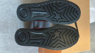 BAPE Bapestas Shark Negras y Rojas