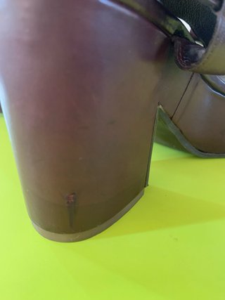 Sandalias tacón C.Doux marrones