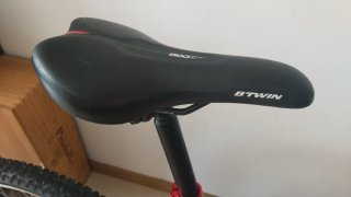 Bicicleta MTB Rockrider 24" Roja y Beige