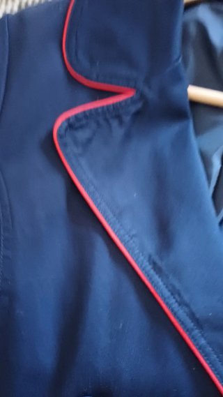 Abrigo gabardina H&M azul