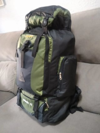 Mochila gran capacidad 70L senderismo camping