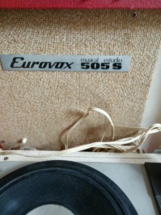 Giradischi Eurovox 505 S completo