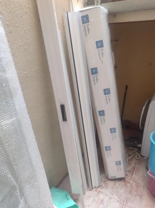 Balconera corredera blanca