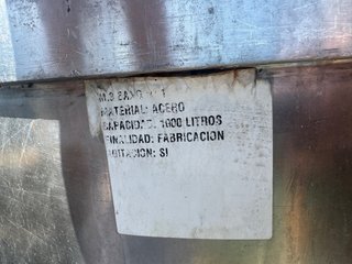 Depósito Acero Inoxidable 1000L Vertical