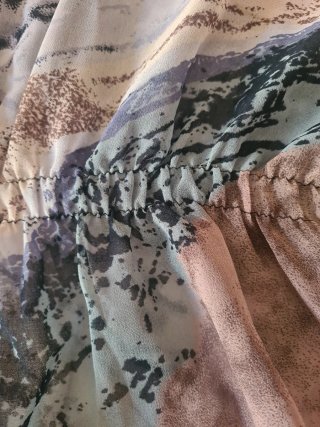 Vestido playero estampado talla única