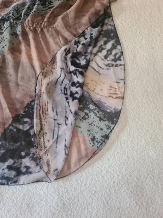 Vestido playero estampado talla única