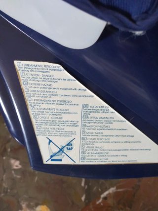Silla de coche Chicco a cuadros