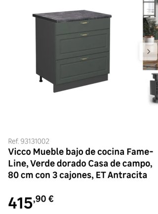 Mueble auxiliar de cocina