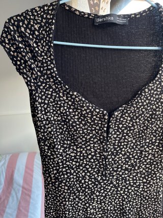 Vestido mini Bershka estampado Talla S