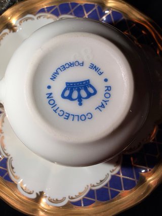 Elegante vajilla Royal porcelana y cristal