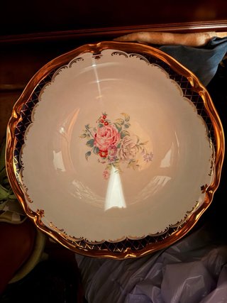 Elegante vajilla Royal porcelana y cristal