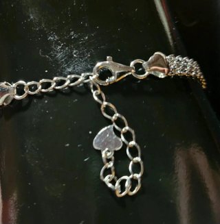 Braccialetto moissanite argento