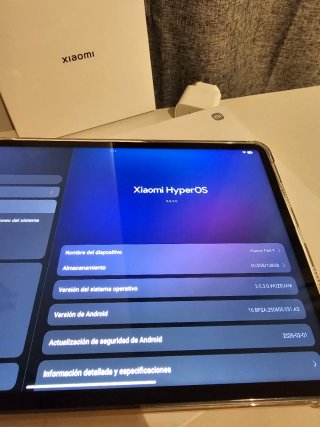 Xiaomi Pad 7 Gris 8GB RAM 128GB ROM 12 pulgadas.